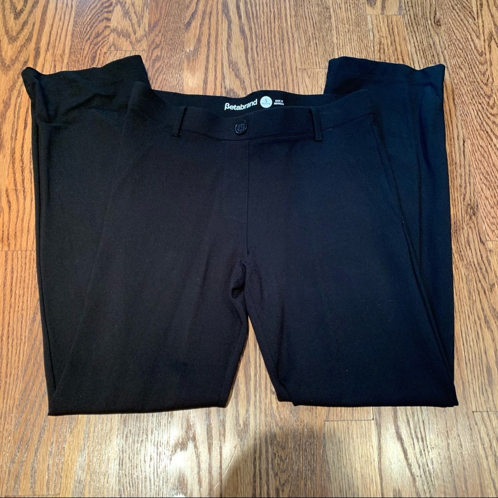 Betabrand Black Yoga Dress Pants Small Petite